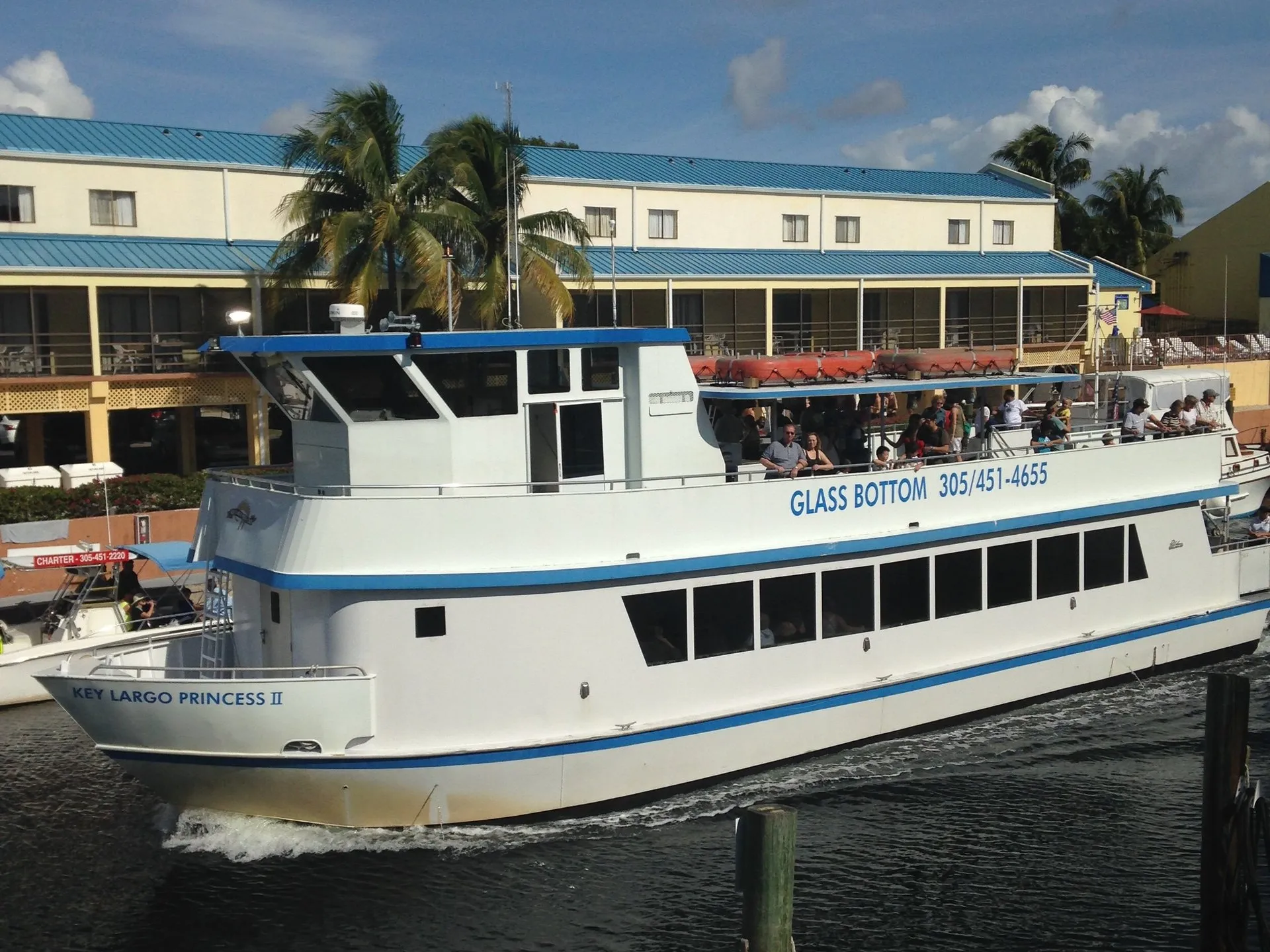 Key Largo Princess boat in harbor