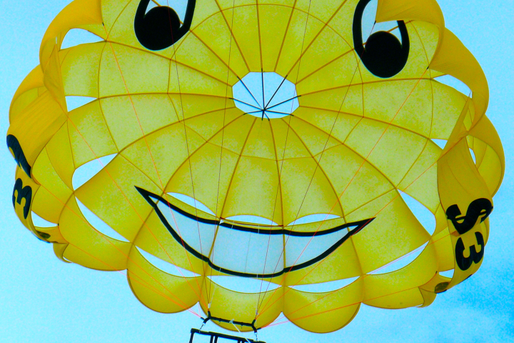 parasailing